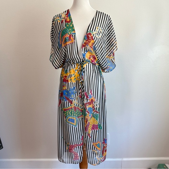 Zara Dresses & Skirts - NWT Zara Striped Beach Cover-Up M